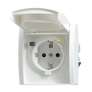 Busch-Jaeger FI-SCHUKOMAT SCHUKO® Steckdose mit Fehlerstrom-Schutzschalter
