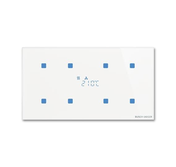 Busch-Jaeger KNX Touch-Bedienelement mit Raumtemperaturregler