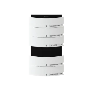 Bedienelement 5/10-fach, mit Infrarotschnittstelle Busch-triton®, weiß
