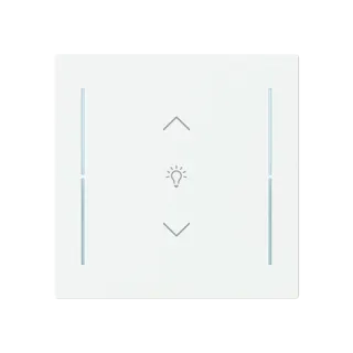 Abdeckung als Wippe 1-fach mit Symbol 