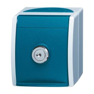 SCHUKO® Steckdose, blau