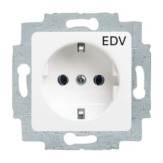 SCHUKO® Steckdosen-Einsatz mit Aufdruck 