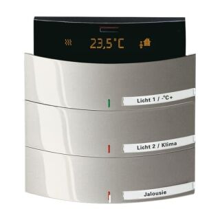 Bedienelement 3/6-fach, mit IR-Schnittstelle und RTR Busch-triton®