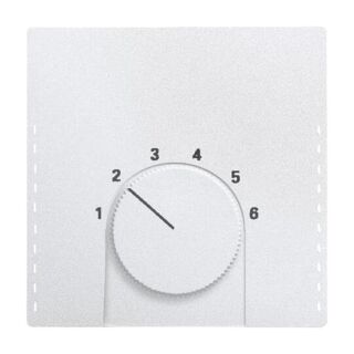 Zentralscheibe für Raumtemperaturregler, aluminium