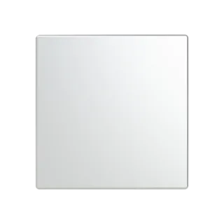 Abdeckung, 1-fach für Keypad, edelstahl
