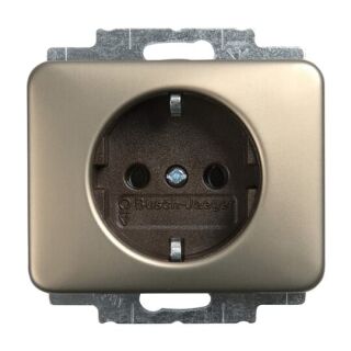 SCHUKO® Steckdosen-Einsatz, Bronze