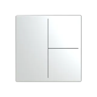 Abdeckung, 3-fach für Keypad, edelstahl