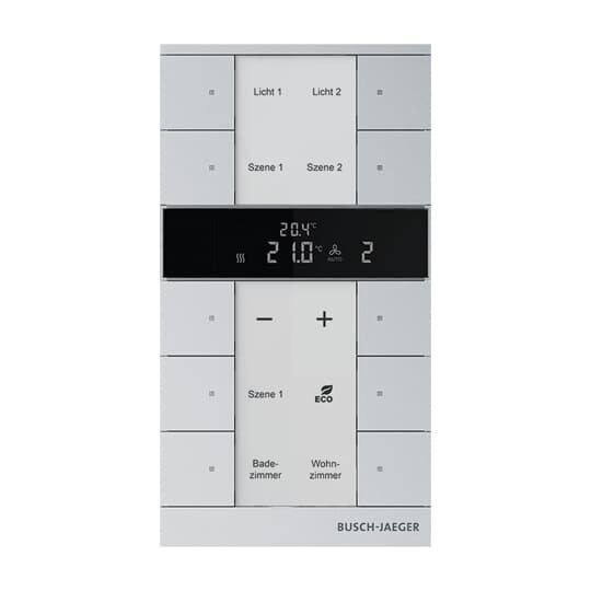Busch-Jaeger Raumtemperaturregler Nebenstelle mit Bedienfunktion Busch-Tenton®