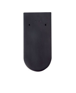 Braas Opal Turmbiber Anthrazit 13,5/28cm Rundschnitt 1/1 gelocht