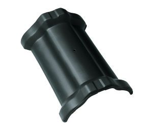 Braas Sattelfirst(O) Basaltgrau Firstausgleich mit Doppelmuffe Obergr.