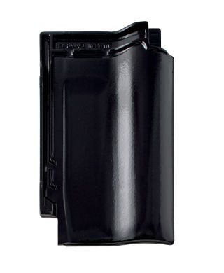 Braas Rubin 11V(H) MN-Tiefschwarz Ganzer Flächenziegel 1/1 (Hainstadt)