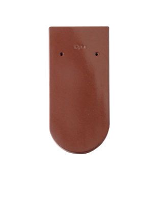 Braas Opal Turmbiber Kastanie 13,5/28cm Rundschnitt 1/1 gelocht