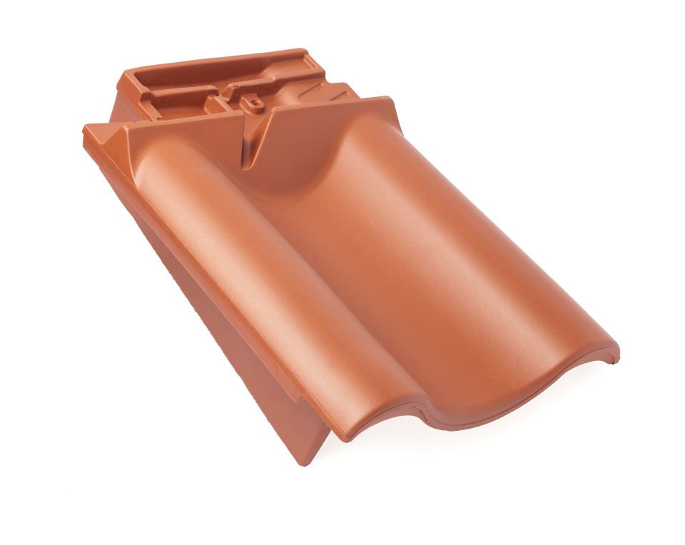Braas Achat 12V Hohlfalzziegel Firstanschluss-Ortgangziegel