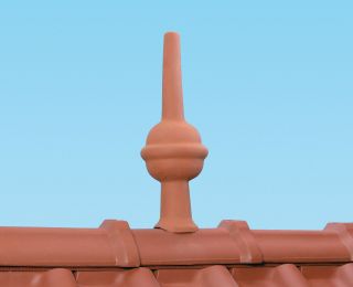Braas Dachschmuck First-Spitze 55cm Anthrazit