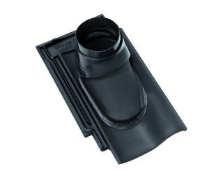 Braas Achat 14 GS(Hanseat)Anthrazit TonAbgasrohrdurchgang-kpl bis 116mm