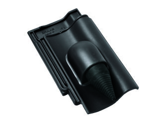 Braas Achat 14 GS(Hanseat)Anthrazit Ton-Solar-/Kabeldurchgang bis 70mm