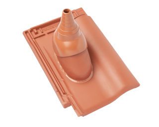 Braas  Rubin 9V Flachdachziegel Antennenziegel