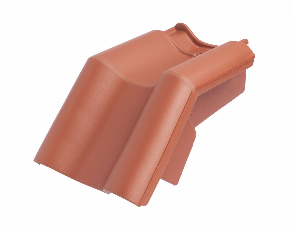 Braas Achat 12V Vulkanschwarz Mansard-Ortgangziegel rechts