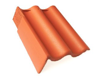 Braas 7Grad Harzer Pf. F+ ClassMATT Granit Giebelstein 12 LINKS