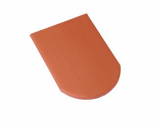 Braas Opal Standard (Segmentschnitt) Biberschwanzziegel Firstplatte
