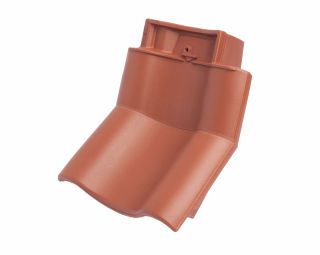 Braas Achat 12V Anthrazit Knick-Ortgangziegel rechts
