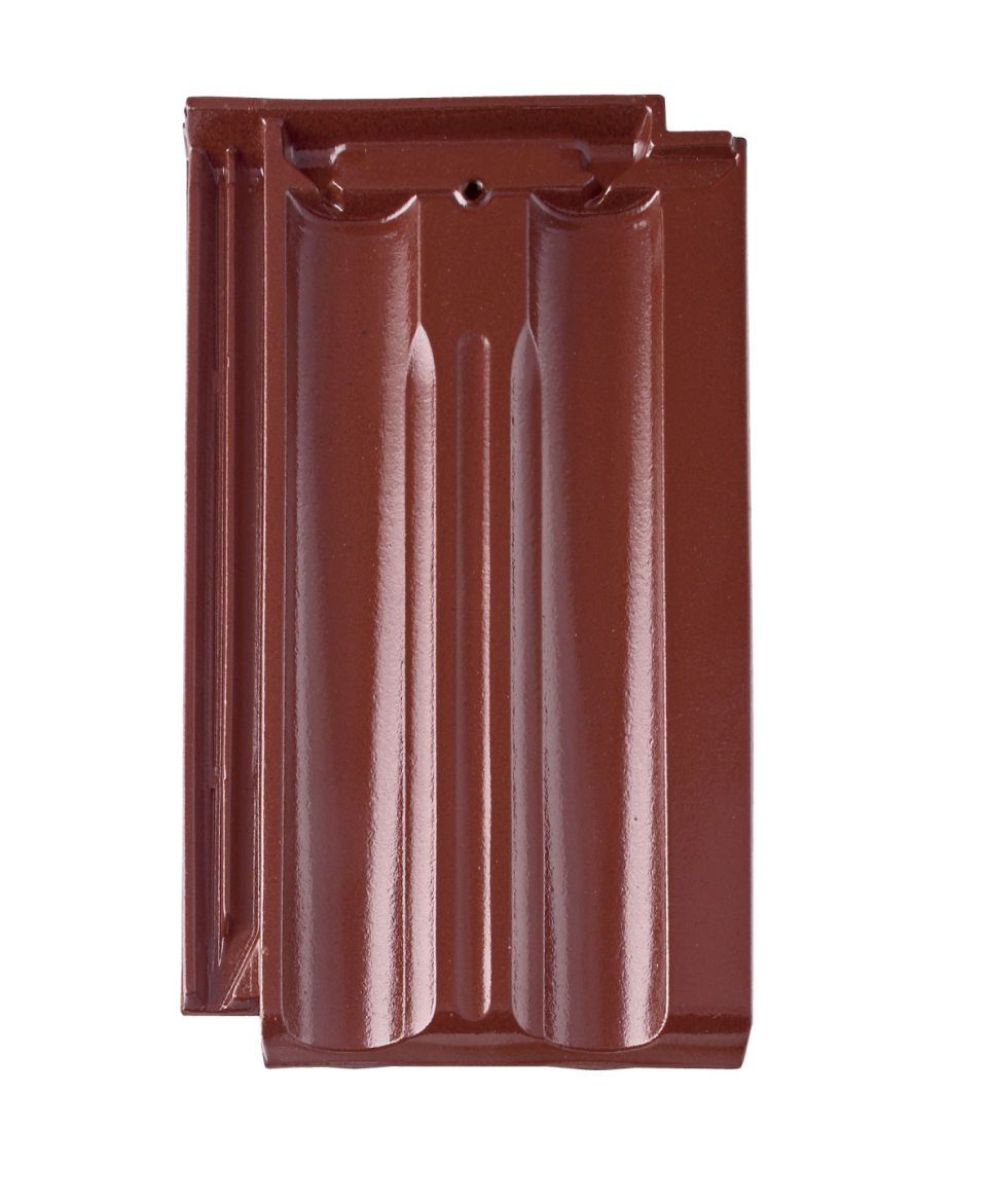Braas Granat 11V  Doppelmuldenfalzziegel Flächenziegel