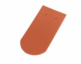Braas Opal Standard (Segmentschnitt) Biberschwanzziegel Anläufer