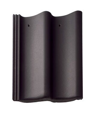 Braas Doppel-S Classic(Novo)MATT Granit Normalstein 1/1 gelocht