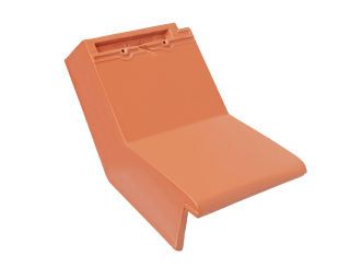 Braas Turmalin Kastanie Knick-Ortgangziegel links