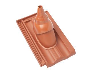 Braas Granat 11V Doppelmuldenfalzziegel Antennenziegel