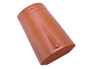 Braas Konischer First(P) Anthrazit Firstanfang m.langer Lasche/Firstklammer