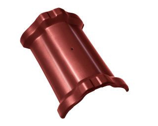 Braas Sattelfirst(O) Kastanie Firstausgleich mit Doppelmuffe Obergr.