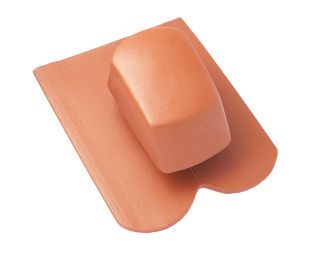 Braas Opal Standard (Segmentschnitt) Biberschwanzziegel Lüfter