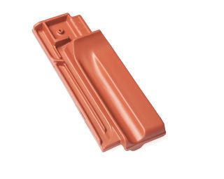 Braas Granat 13V  Doppelmuldenfalzziegel Firstanschlussziegel
