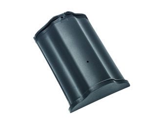 Braas Sattelfirst(O) Royalgrau Firstanfang glatte Scheibe m.FirstsysKl.