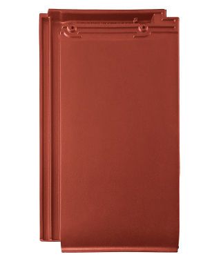 Braas Turmalin Naturrot Ganzer Flächenziegel 1/1 (Karstädt)