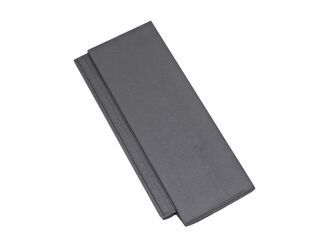 Braas Tegalit Aerlox SEIDENMT Silbergrau Edelmetallic Halber Flächenstein 1/2