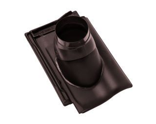 Braas Rubin 11V(H) Flachdachziegel Abgasrohrdurchgang