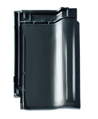 Braas Rubin 9V Royalgrau Ganzer Flächenziegel 1/1 (Obergr.hain)