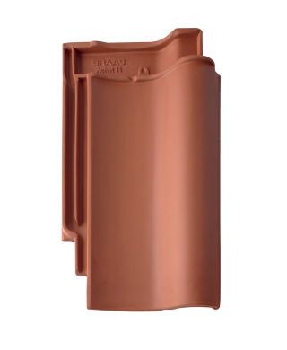 Braas Achat 14 GS(Hanseat) Naturrot Ganzer Flächenziegel 1/1 Geradschn.(PE)
