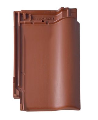 Braas Rubin 9V Kupferrot Flächenziegel 1/1 gelocht (Obergr.hain)