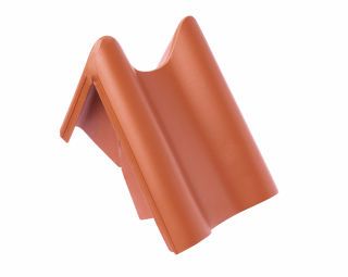 Braas Achat 14V GS Hohlfalzziegel Pult-Ortgangziegel