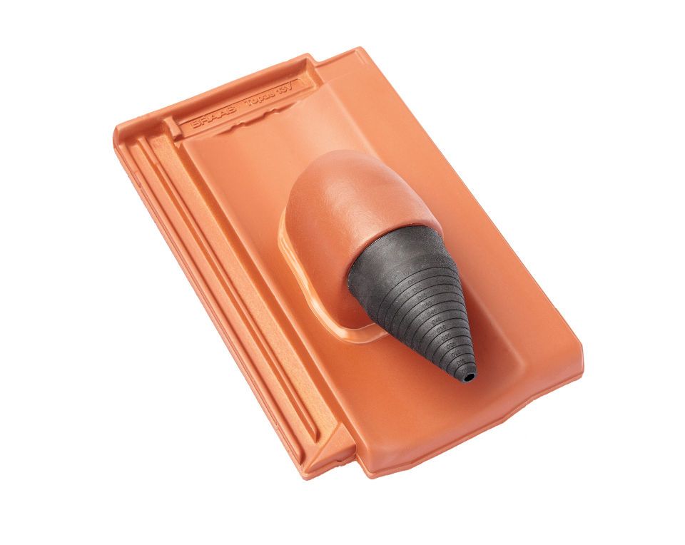 Braas Topas 13V(O) Reformziegel Solar-/Kabeldurchgang