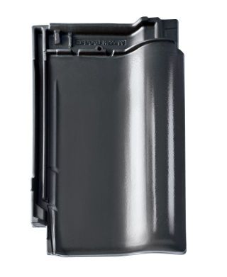 Braas Rubin 9V Royalgrau Flächenziegel 1/1 gelocht (Obergr.hain)
