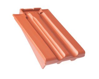 Braas Granat 13V Anthrazit Ortgangziegel links