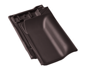Braas Rubin 13V(O) Flachdachziegel Firstanschlussziegel