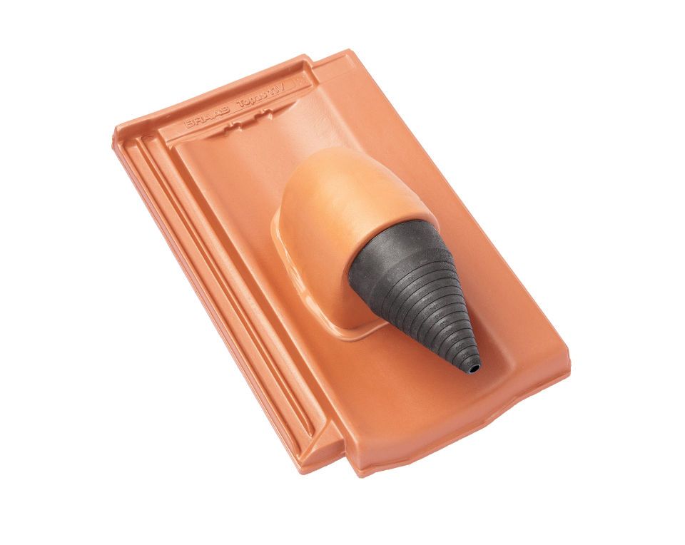 Braas Topas 13V(H) MN-Tiefschwarz Ton-Solar-/Kabeldurchgang bis 70mm