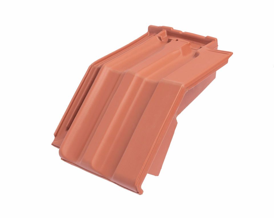 Braas Granat 13V Anthrazit Mansard-Ortgangziegel rechts