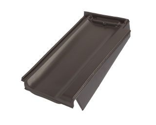 Braas Topas 11V(NEU) Anthrazit Ortgangziegel rechts
