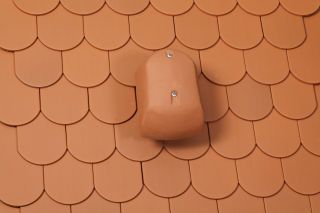 Braas Opal Standard (Rundschnitt) Biberschwanzziegel Lüfter